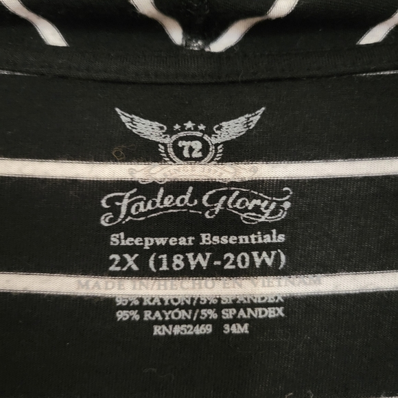 Striped open cardigan - Picture 3 of 3